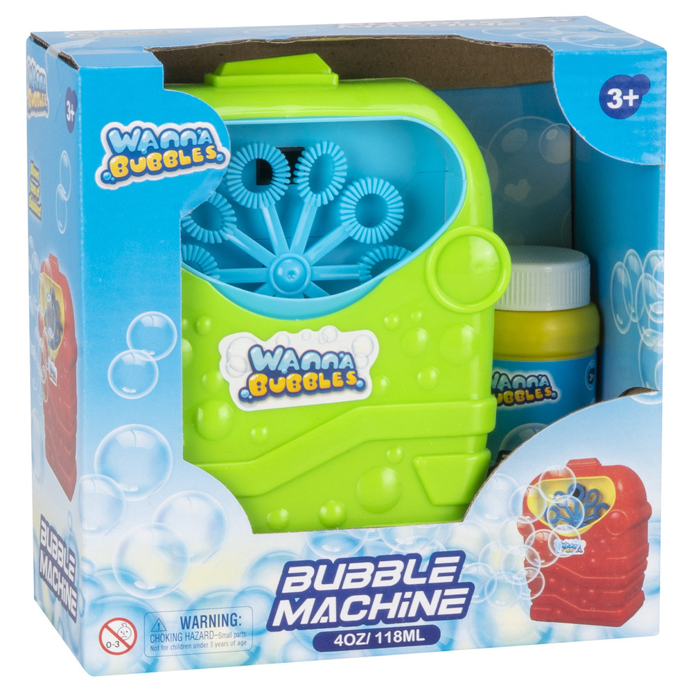 Wanna Bubbles Bubble Machine Toy Sense