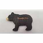 Wooden Thunder Bay Bear Magnet