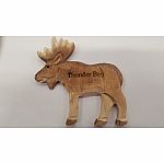 Wooden Moose Magnet Thunder Bay