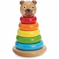 Brilliant Bear Magnetic Wooden Stacking Rings.