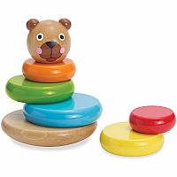 Brilliant Bear Magnetic Wooden Stacking Rings.