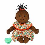 Baby Stella - Brown Doll with Black Wavy Tuft
