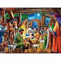 Away In A Manger - Msterpieces Puzzles EZ Grip, 300 pieces