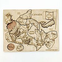 Kids Canada Map  