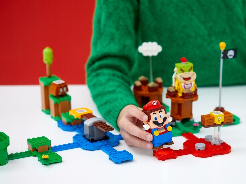 Super mario starter lego new arrivals