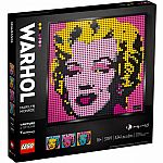 Lego Art: Andy Warhol's Marilyn Monroe.