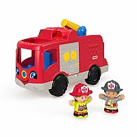 Fisher-Price Little People Helping Others Fire Truck - Bilingual Edition