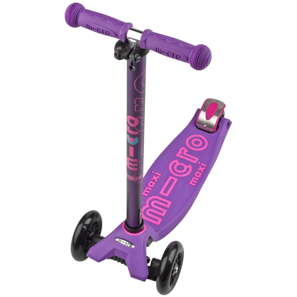Maxi Micro Deluxe Kickboard Purple Toy Sense