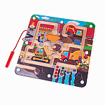 Construction Magnetic Maze Puzzle.