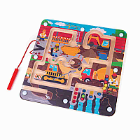 Construction Magnetic Maze Puzzle.