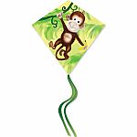 25 inch Diamond Kite - Monkey