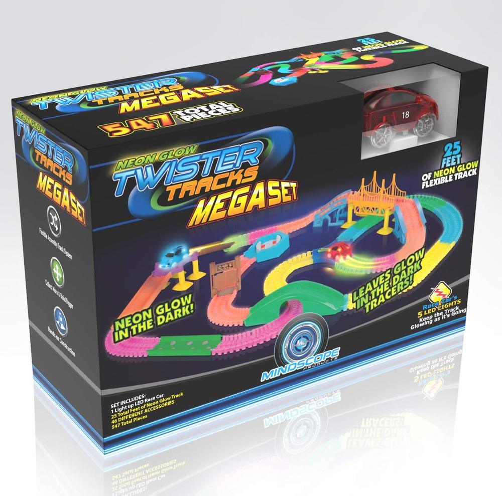 Neon Glow Twister Tracks Mega Set - Toy Sense