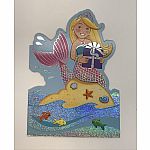 Mermaid Foil Birthday Card   