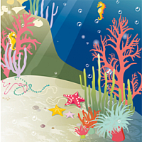 Mermaid Birthday Pop-Up Card  