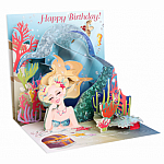 Mermaid Birthday Pop-Up Card  