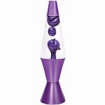 14.5 inch Lava Lamp - Metallic Wax Purple