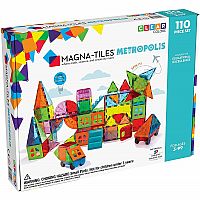 Magna-Tiles Metropolis - 110 Piece Set. 