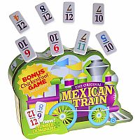 Double 12 Color Number Mexican Train Deluxe.