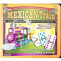 Mexican Train Dominoes Tin Set
