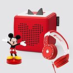 Toniebox Starter Set Red and Mickey Mouse Limited Edition with Headphone Promotion.