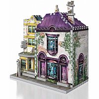 Diagon Alley: Madam Malkins & Florean Fortescues Ice Cream - 3D Puzzle - Wrebbit