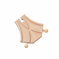 Short Curved Switch Track - Male/Male  