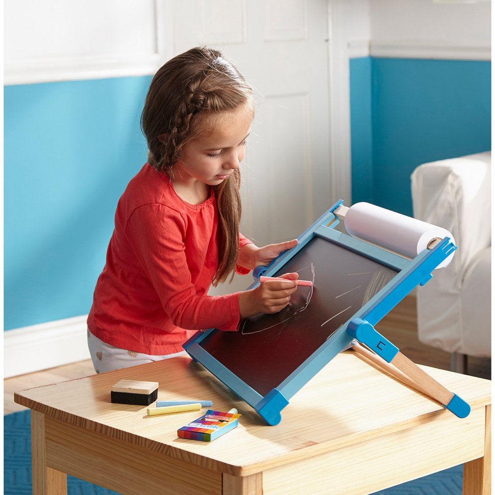 Deluxe Double Sided Tabletop Easel. Toy Sense