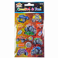 Woody's Stickers - 3D Monster Trucks.