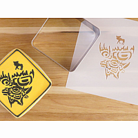 Cookie Cutter and Stencil Set - Moose Crossing  