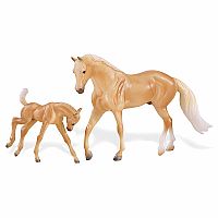 Palomino Morgan Horse and Foal 