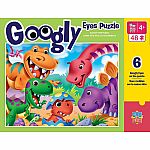 Googly Eyes - Dinosaurs - Masterpiece Puzzles 48 pc