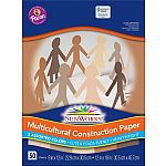 50pk Multicultural Construction Paper - 12x18 
