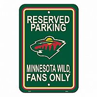 Minnesota Wild Reserved Parking Sign 