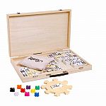 Classic Mexican Train in Wooden Case by Rustik