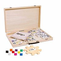 Classic Mexican Train in Wooden Case by Rustik