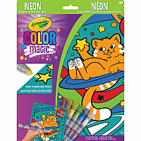 Color Magic: Neon Cosmic Cats 