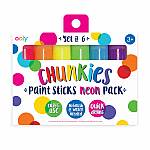 Chunkies Paint Sticks Neon Pack - Set of 6