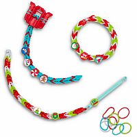 Rainbow Loom Candy Cane Surprise Bracelet Kit 