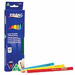 Prang Large Triangular Colored Pencils - 12 color set