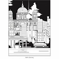Creative Haven - Nightscapes Colouring Book 