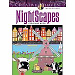 Creative Haven - Nightscapes Colouring Book 