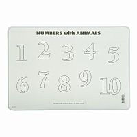 Numbers with Animals Two-Sided Placemat  