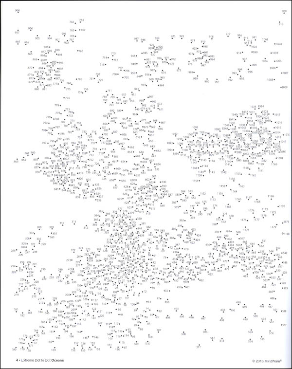 MindWare Extreme Dot to Dot World of Dots: Ocean - Ages 8+