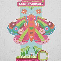 Colorific Canvas Kit Paint-By-Number Marvelous Moth
