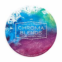 Chroma Blends Circular Watercolor Paper.