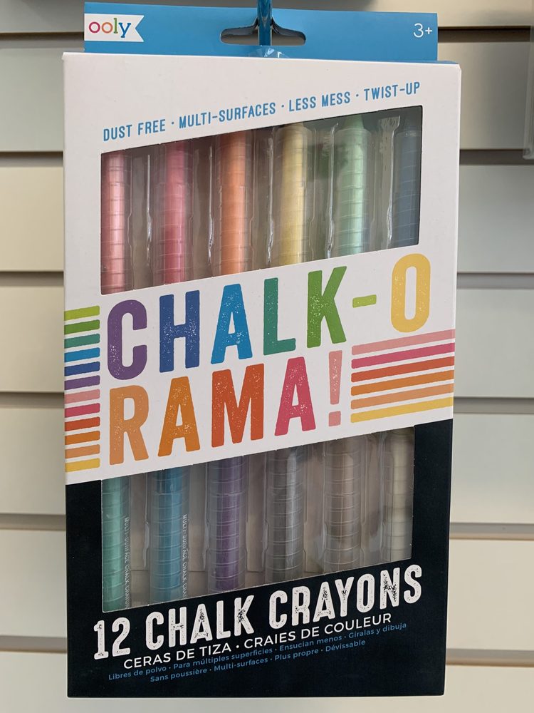 ChalkORama Dustless Chalk Crayons 12 pack Toy Sense