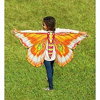 Fantasy Butterfly Wings - Pink and Orange