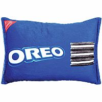 Oreo Cookies Packaging Fleece Plush Pillow