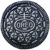 Oreo Cookies Packaging Fleece Plush Pillow