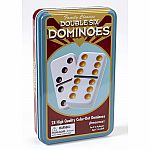 Double Six Dominoes Tin 